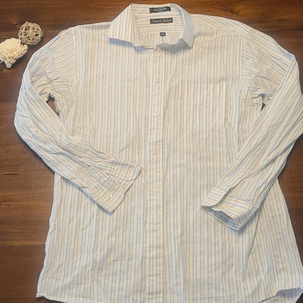 Kenneth Roberts men's dress‎ shirt size 34/35